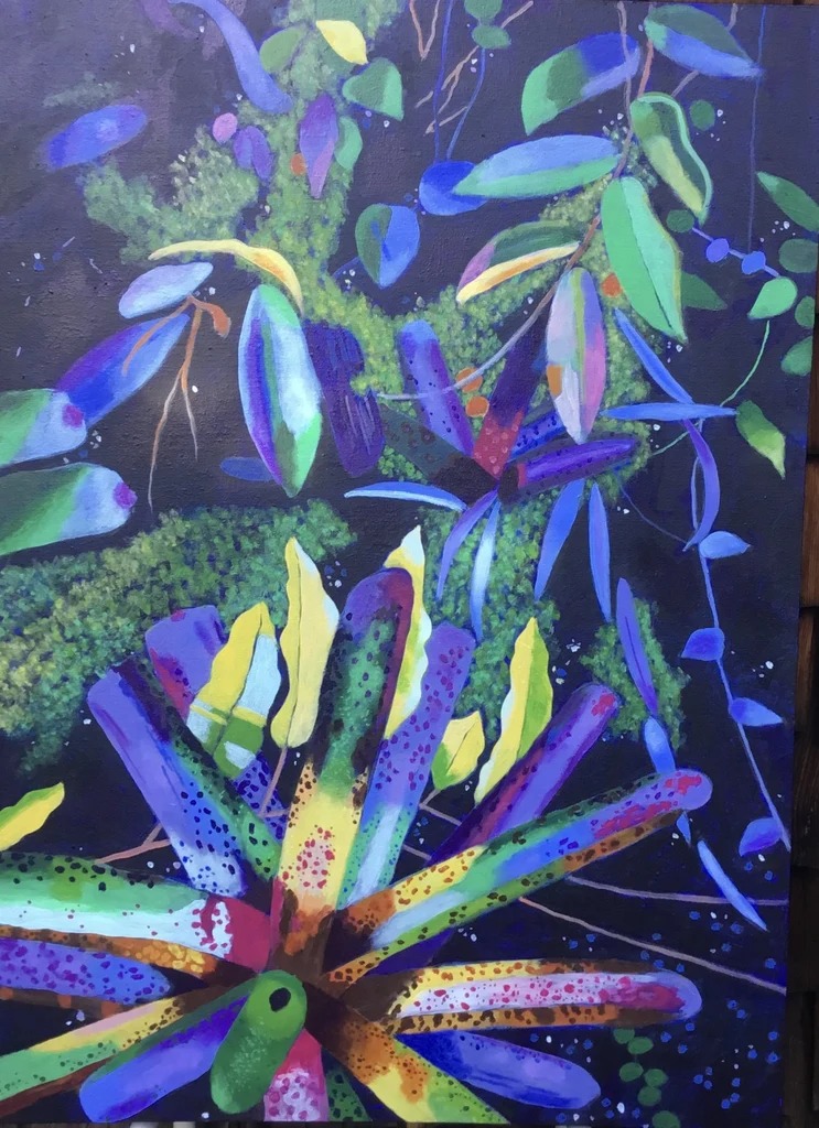 Somewhere In There A Frog  |  26" x 36"