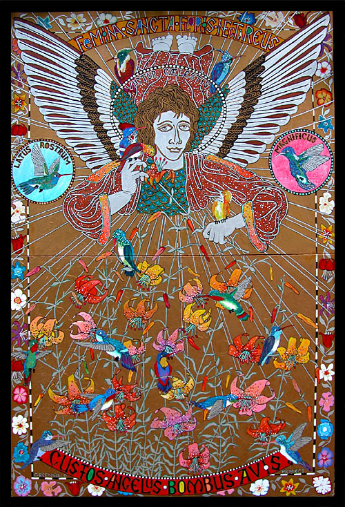 St. Nectarous Flowers, Guardian Angel of Hummingbirds